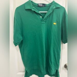 Vintage POLO Ralph Lauren Masters Shirt Men's medium  Golf Augusta Short Sleeve